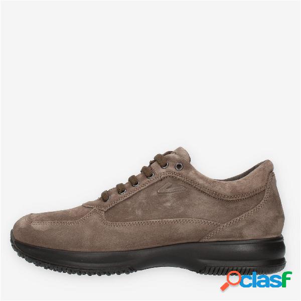 Igi&co Sneakers taupe da uomo in camoscio