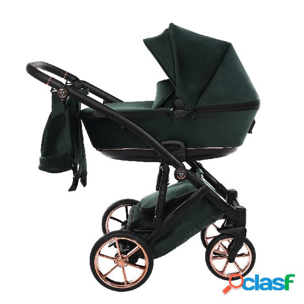 Junama Velur Italy 2 in 1 Green Telaio Nero dettagli Oro