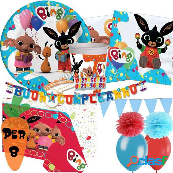 KIT N.49 BING NEW - COORDINATO COMPLEANNO