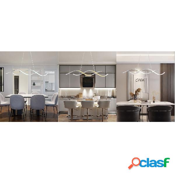 LAMPADARIO SOFFITTO LED ONDE INTRECCIATE MODERNO 28W LUCE