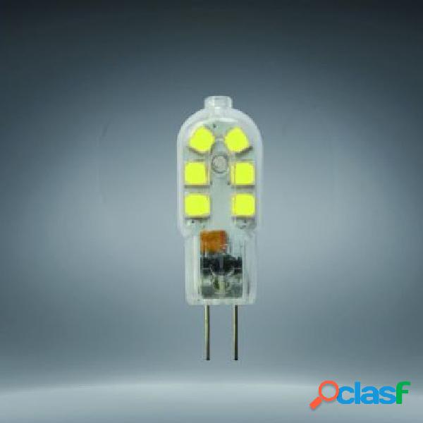 LAMPADINA 12 LED SMD G4 1,8 WATT 12V LUCE CALDA FREDDA