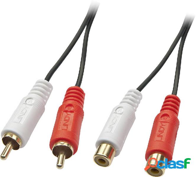 LINDY 35673 RCA Audio Prolunga [2x Spina RCA - 2x Presa RCA]