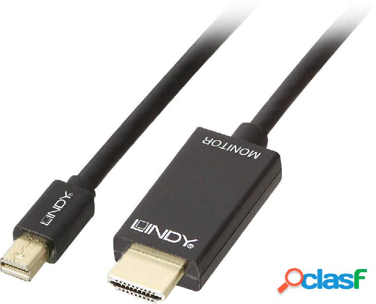 LINDY Mini-DisplayPort / HDMI Cavo adattatore Spina Mini