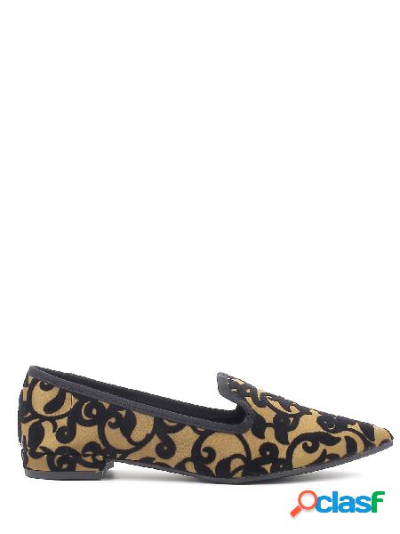 Le Slipperine Scarpe basse in tessuto a punta, 1030-60 2953