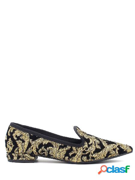 Le Slipperine Scarpe basse in tessuto a punta, 1030-60 2955