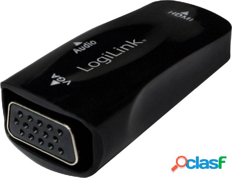 LogiLink CV0108 Adattatore [1x Presa HDMI - 1x Presa VGA]