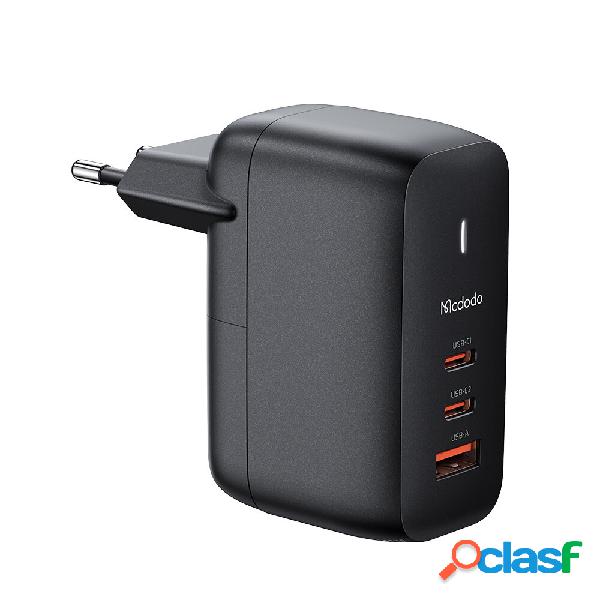 MCDODO 65W 3 porte Caricatore da parete GaN PPS PD3.0 QC3.0
