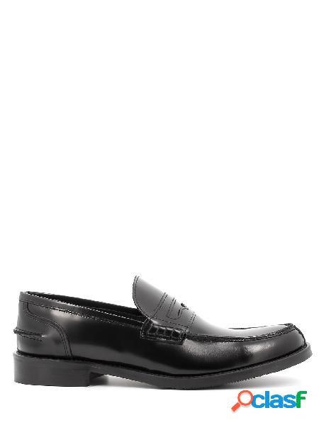 Made In Italy Mocassino college uomo in pelle lucida, 523