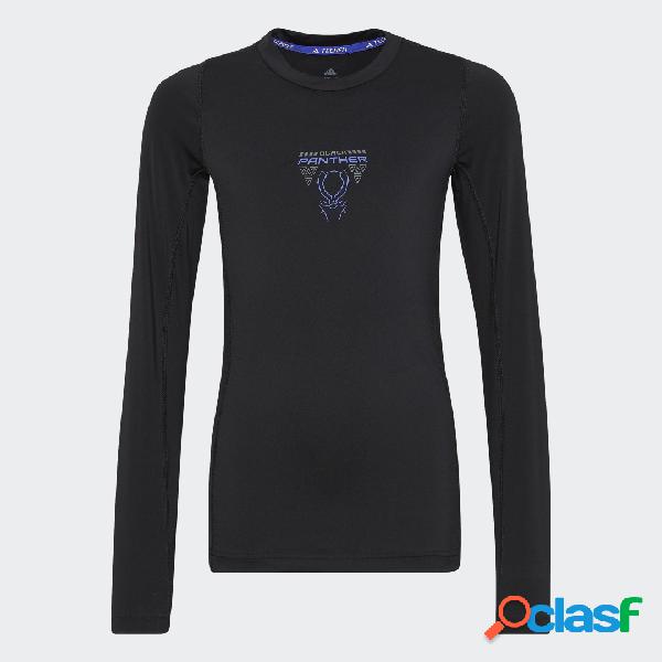 Maglia Techfit Marvel Black Panther Long Sleeve