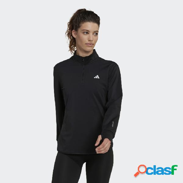 Maglia da allenamento Techfit AEROREADY Warm Quarter-Zip