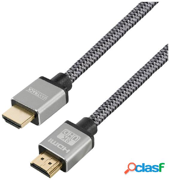 Maxtrack HDMI AV Cavo [1x HDMI® - 1x HDMI®] 1.5 m Nero