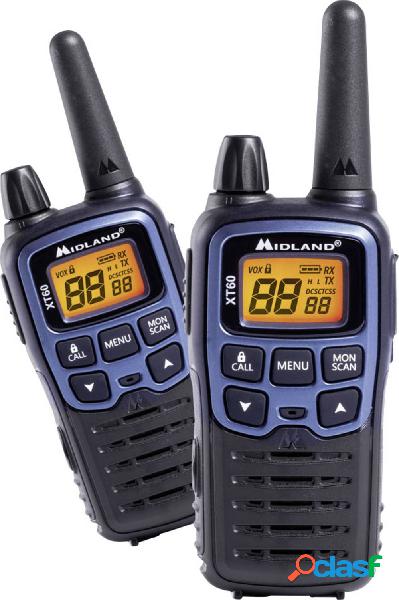 Midland XT60 C1179 Radio ricetrasmittente portatile LPD PMR