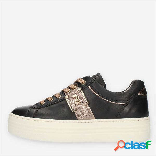 Nero Giardini Sneakers da donna nere e bronzo