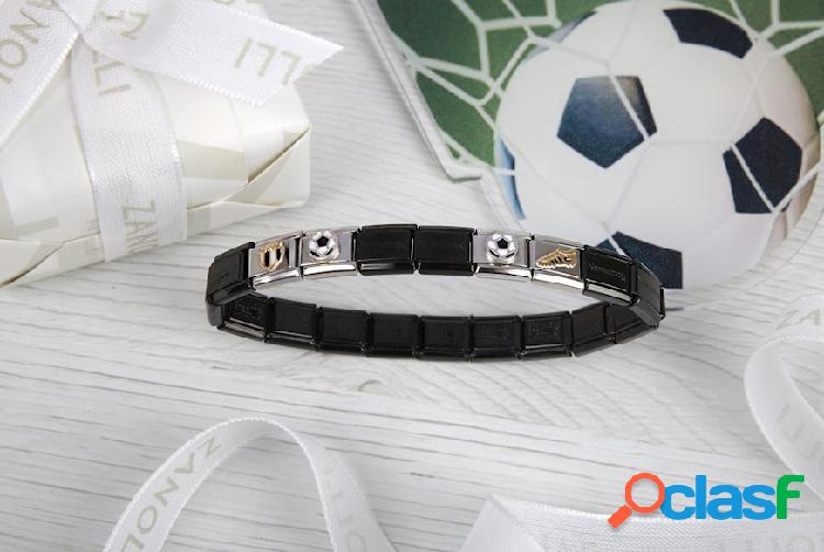 Nomination Bracciale Composable acciaio amante del calcio