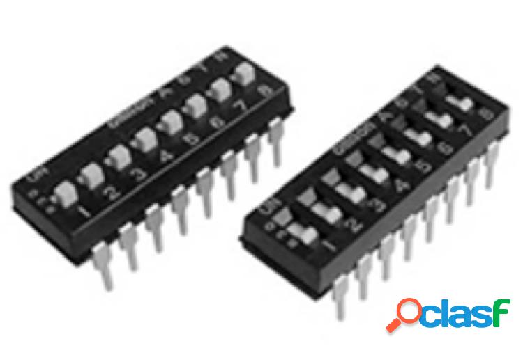 Omron DIP Switch Numero Poli (num) 4 THT 1 pz. Sacchetto