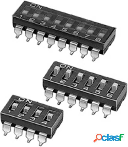 Omron DIP Switch Numero Poli (num) 8 SMD 1 pz. Sacchetto