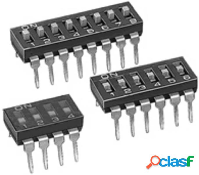 Omron DIP Switch Numero Poli (num) 8 THT 1 pz. Sacchetto