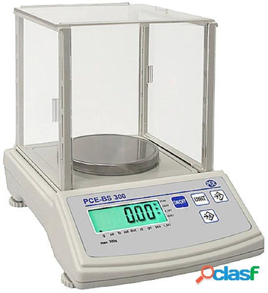 PCE Instruments PCE-BS 300 Bilancia analitica Portata max.