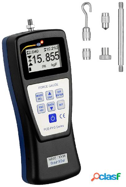 PCE Instruments PCE-PFG 200 Misuratore di forza 200 N (max.)