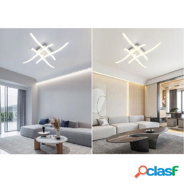 PLAFONIERA MODERNA A LED DA SOFFITTO CON BRACCI A ONDA LUCE