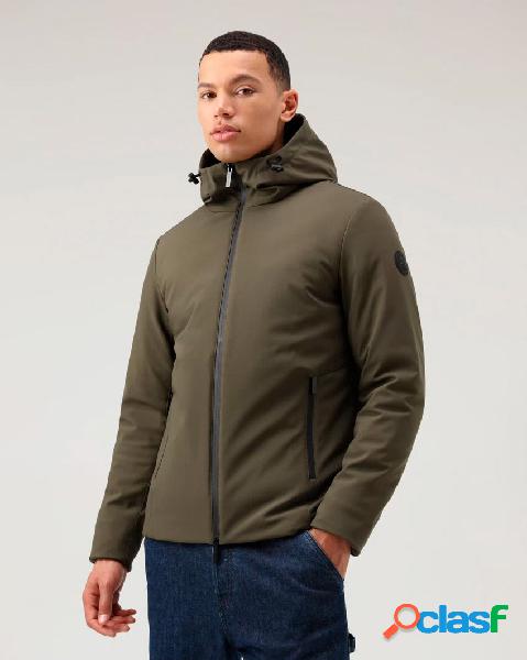 Pacific Jacket verde militare in tessuto Soft Shell