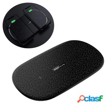Pad di ricarica wireless Nillkin Dual Fast Qi - 10W - Nero