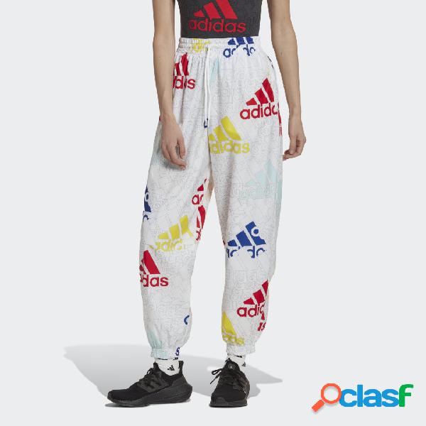 Pantaloni Essentials Multi-Colored Logo Loose Fit Woven