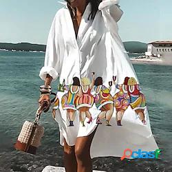 Per donna Abito casual Abito chemisier Abito al ginocchio