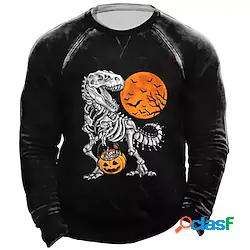 Per uomo Unisex Felpa Maglione MOON Dinosauro Stampe