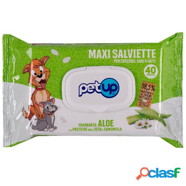 Petup Maxi Salviette con Aloe 40 pz