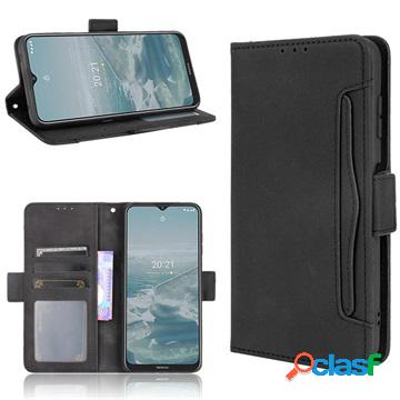 Portacarte serie Nokia G10/G20 custodia a portafoglio - nera