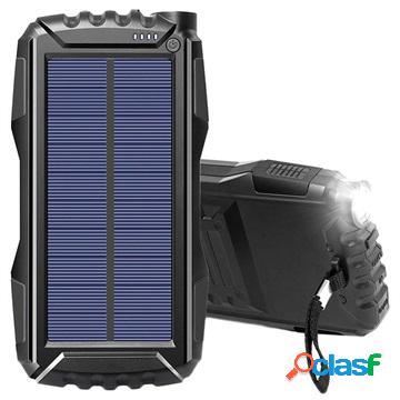 Power Bank Solare Compatto con Doppia USB TS-819 - 20000mAh