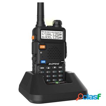 Ricetrasmettitore a doppia banda Baofeng UV-5R - Nero