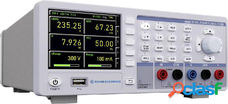Rohde & Schwarz HMC8015 Analizzatore di rete 1 fase con