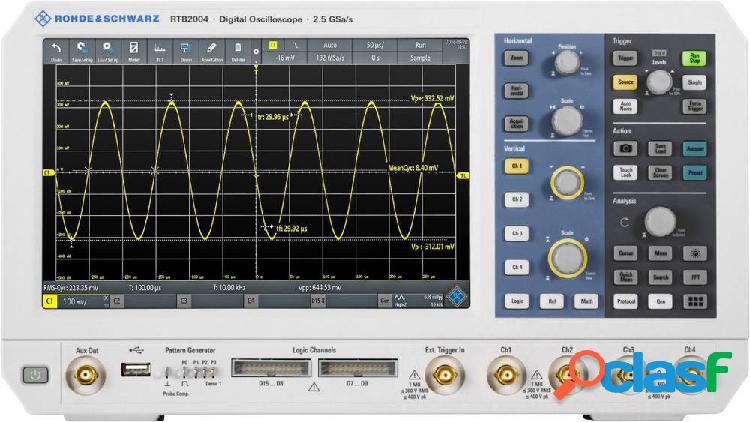 Rohde & Schwarz RTB2K-74 Oscilloscopio digitale 70 MHz 4