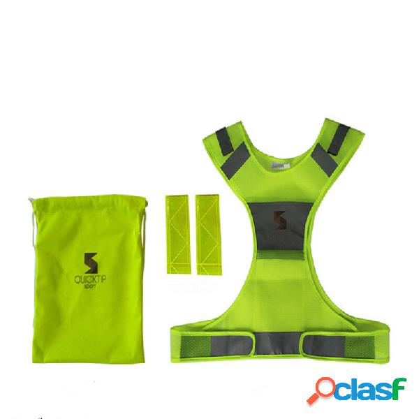 Running Gilet riflettente a 360 ° per bambini Gilet di