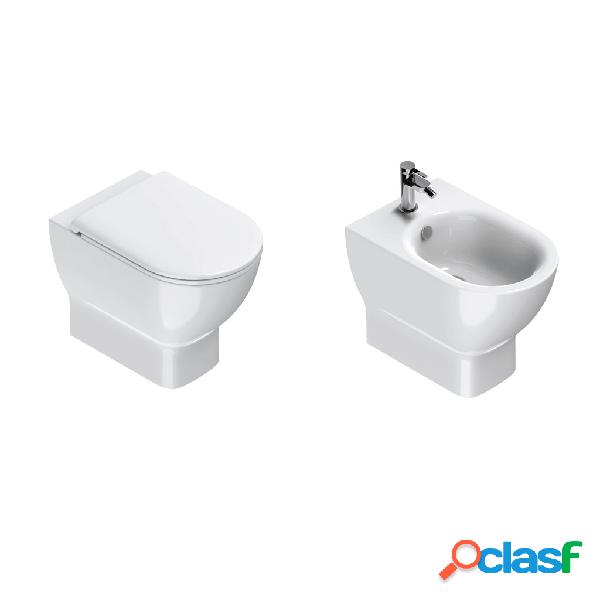 Sanitari senza brida filomuro Catalano Sfera 54 wc, bidet e