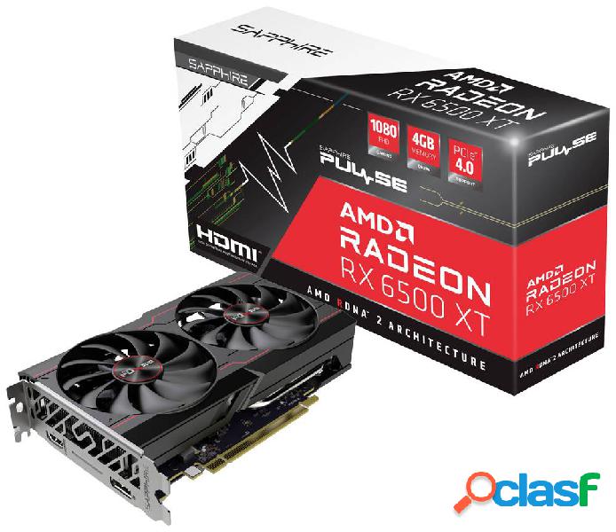 Sapphire Scheda grafica AMD Radeon RX 6500 XT Pulse 4 GB RAM