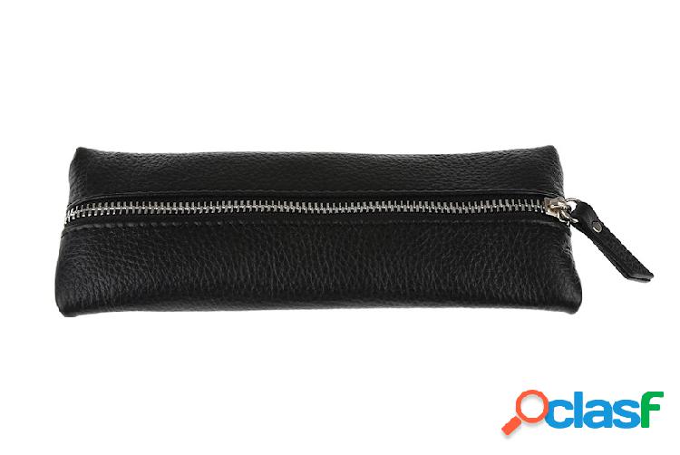 Selezione Zanolli Astuccio piatto Case pelle nera nero