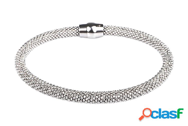 Selezione Zanolli Bracciale argento rodiato con calamita