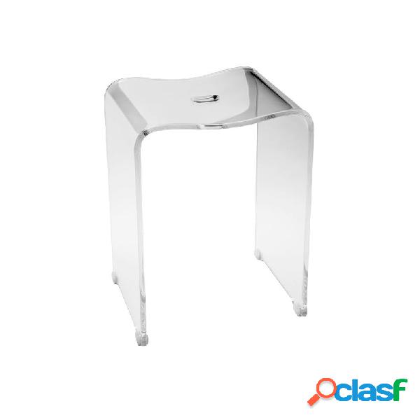 Sgabello 'Ghost' in acrilico trasparente by Cipi cm 36 x 30