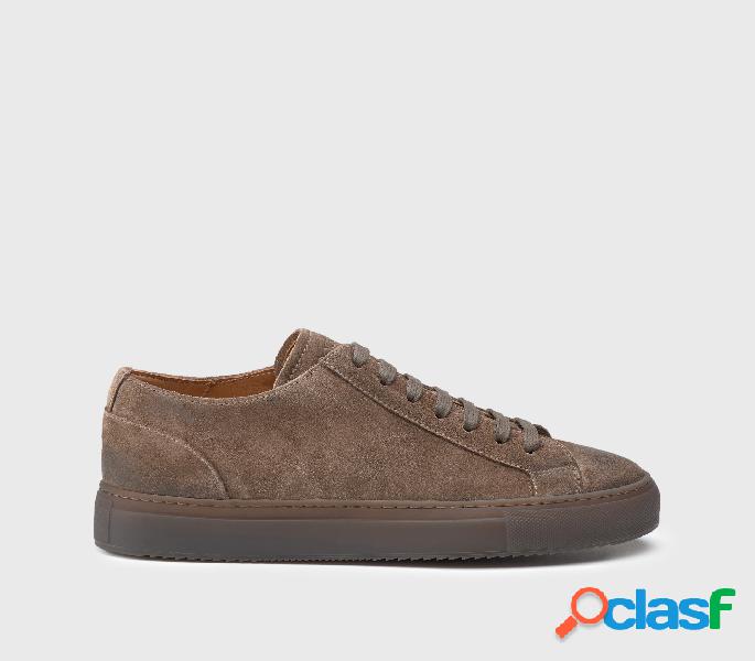 Sneakers in suede marrone Marrone 44_U