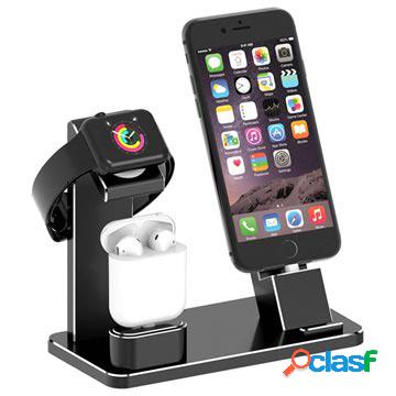 Supporto di ricarica 3 in 1 HJZJ001 - iPhone, Apple Watch,