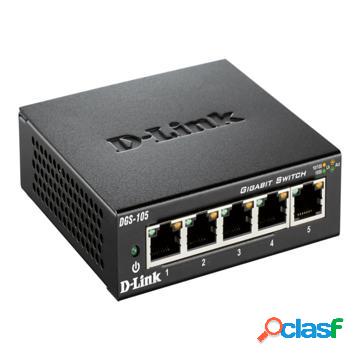 Switch D-Link DGS 105 Gigabit - 5 Porte