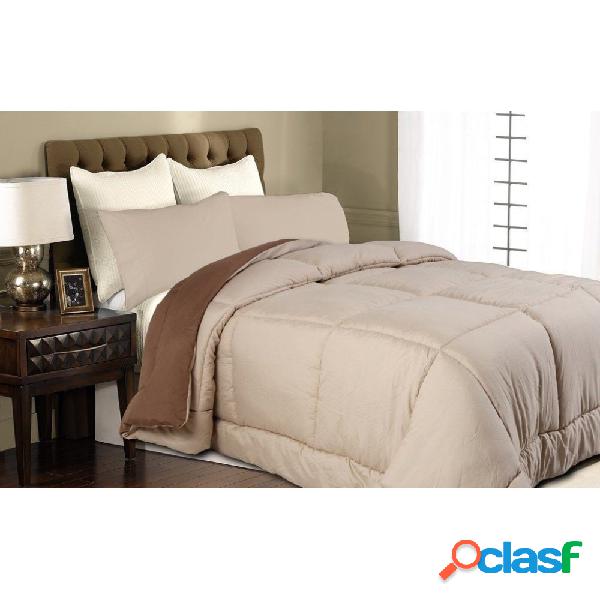 TRAPUNTA DOUBLEFACE MATRIMONIALE 2 PIAZZE BEIGE MARRONE