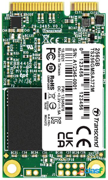 Transcend MSA372M 256 GB Memoria SSD interna mSATA SATA III