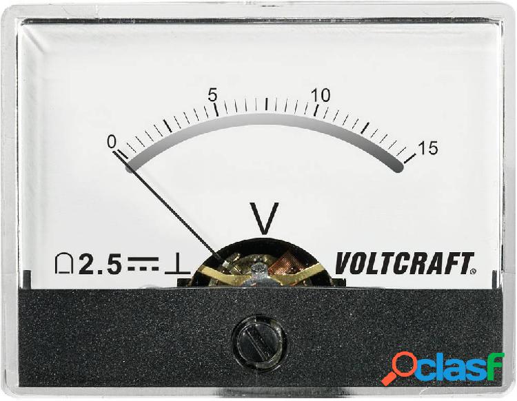 VOLTCRAFT AM-60X46/15V/DC Strumento di misura ad incasso