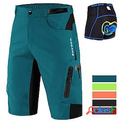 WOSAWE Pantaloncini da uomo in mountain bike con