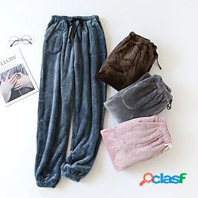 Womens 1 PCS Pajamas Bottom Nighty Plush Hot Fashion Pure
