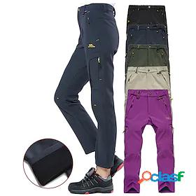 Womens Hiking Pants Trousers Fleece Lined Pants Softshell